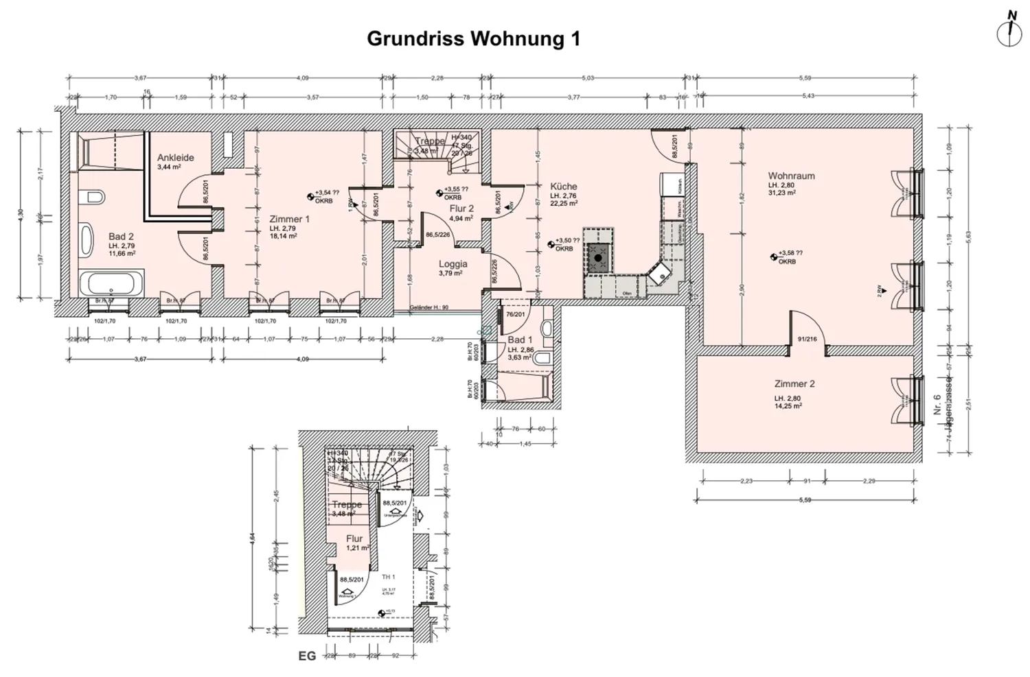 Grundriss Layout
