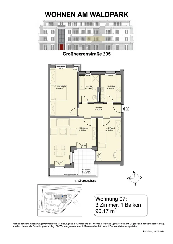 Grundriss WE7