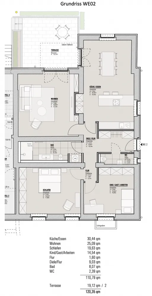 Grundriss WE02