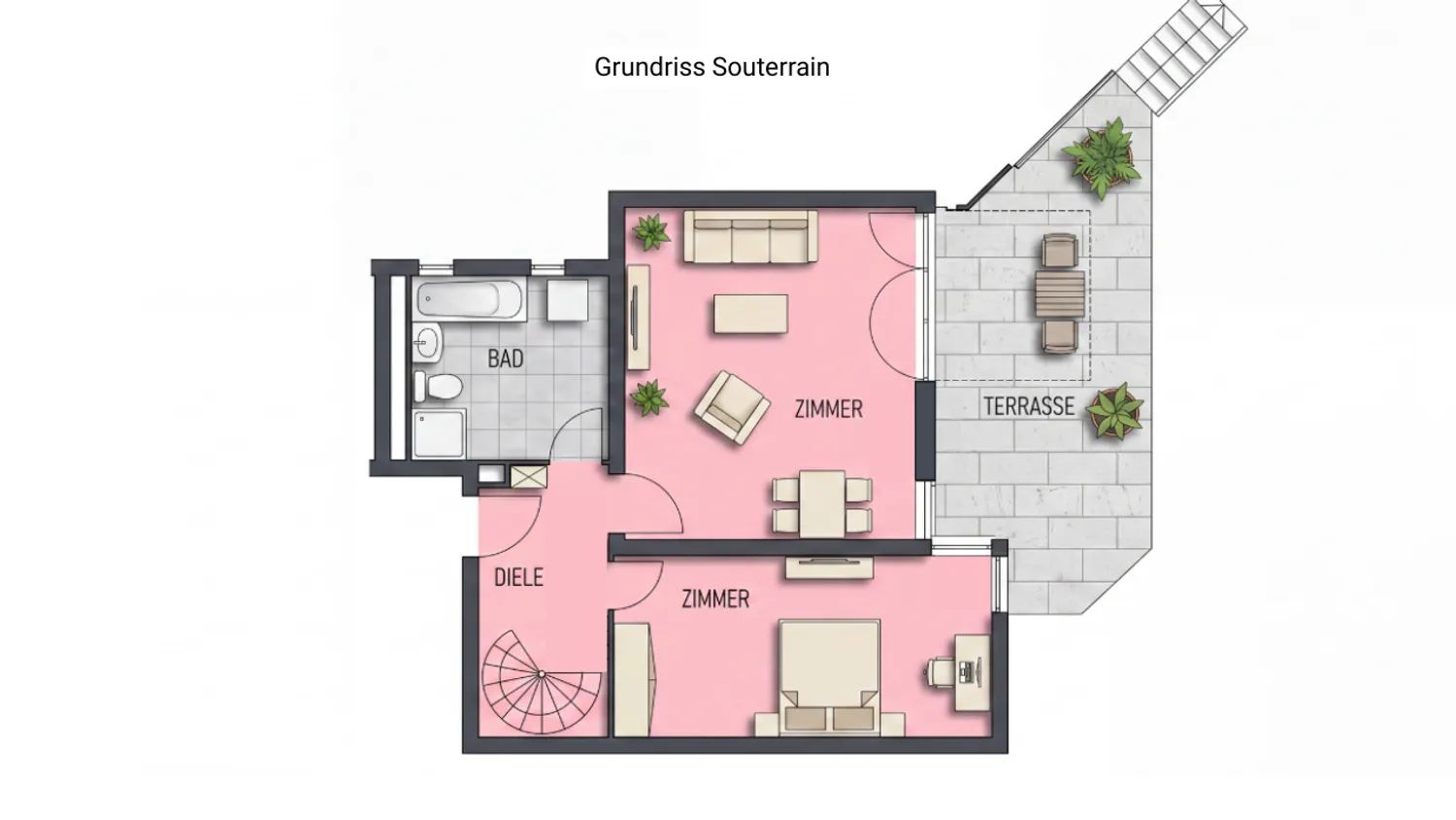 Grundriss Souterrain