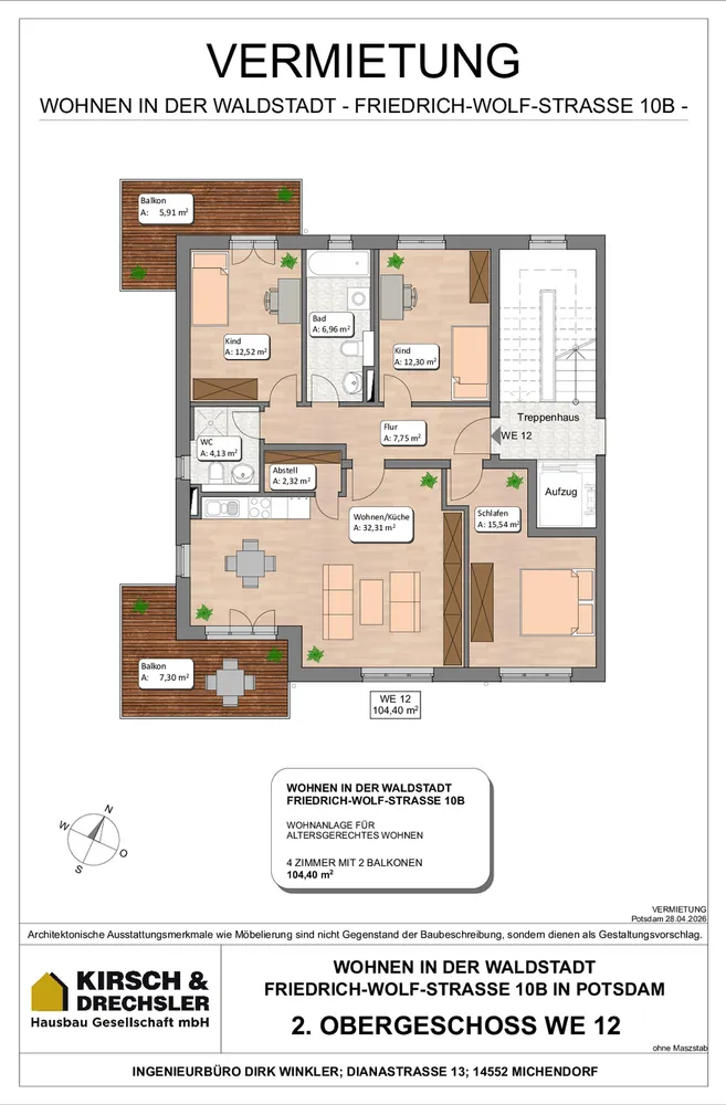 Grundriss WE12