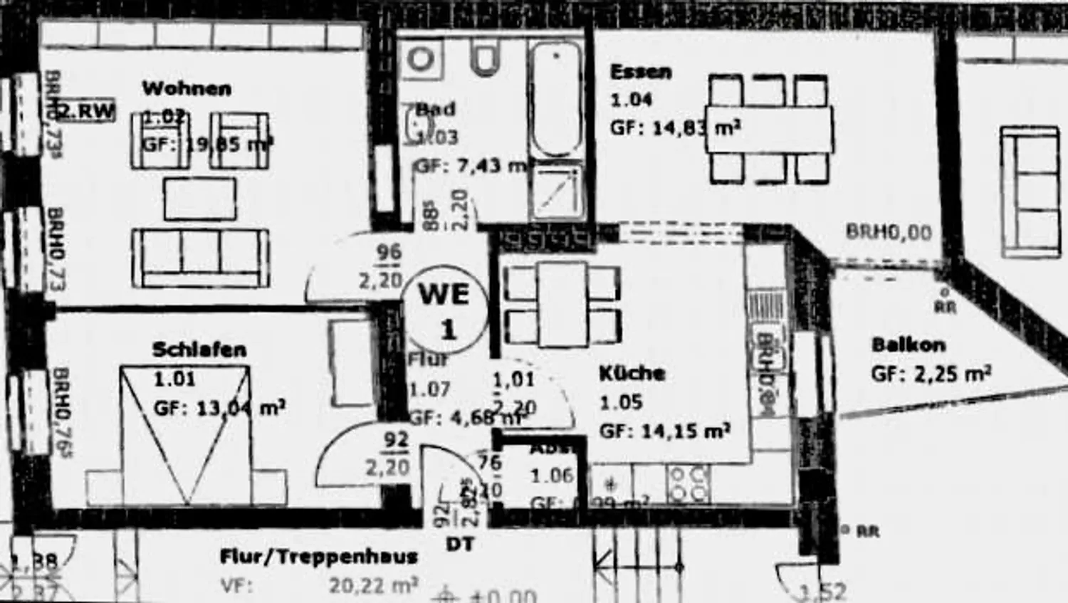 Grundriss WE01