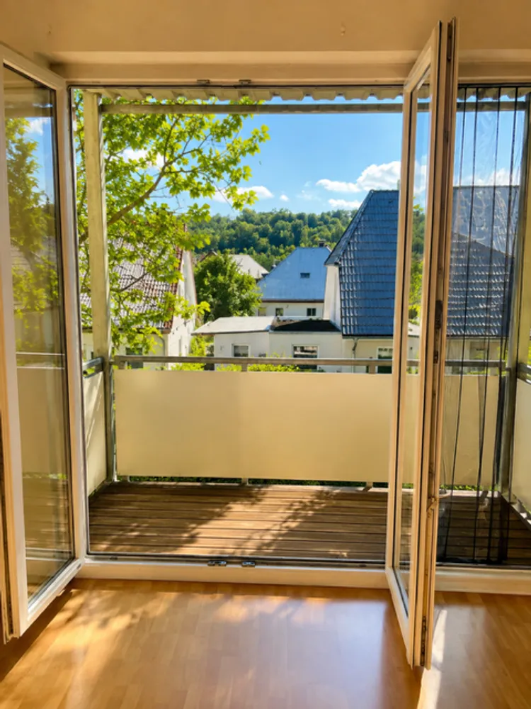 Balkonaussicht Wohnbereich