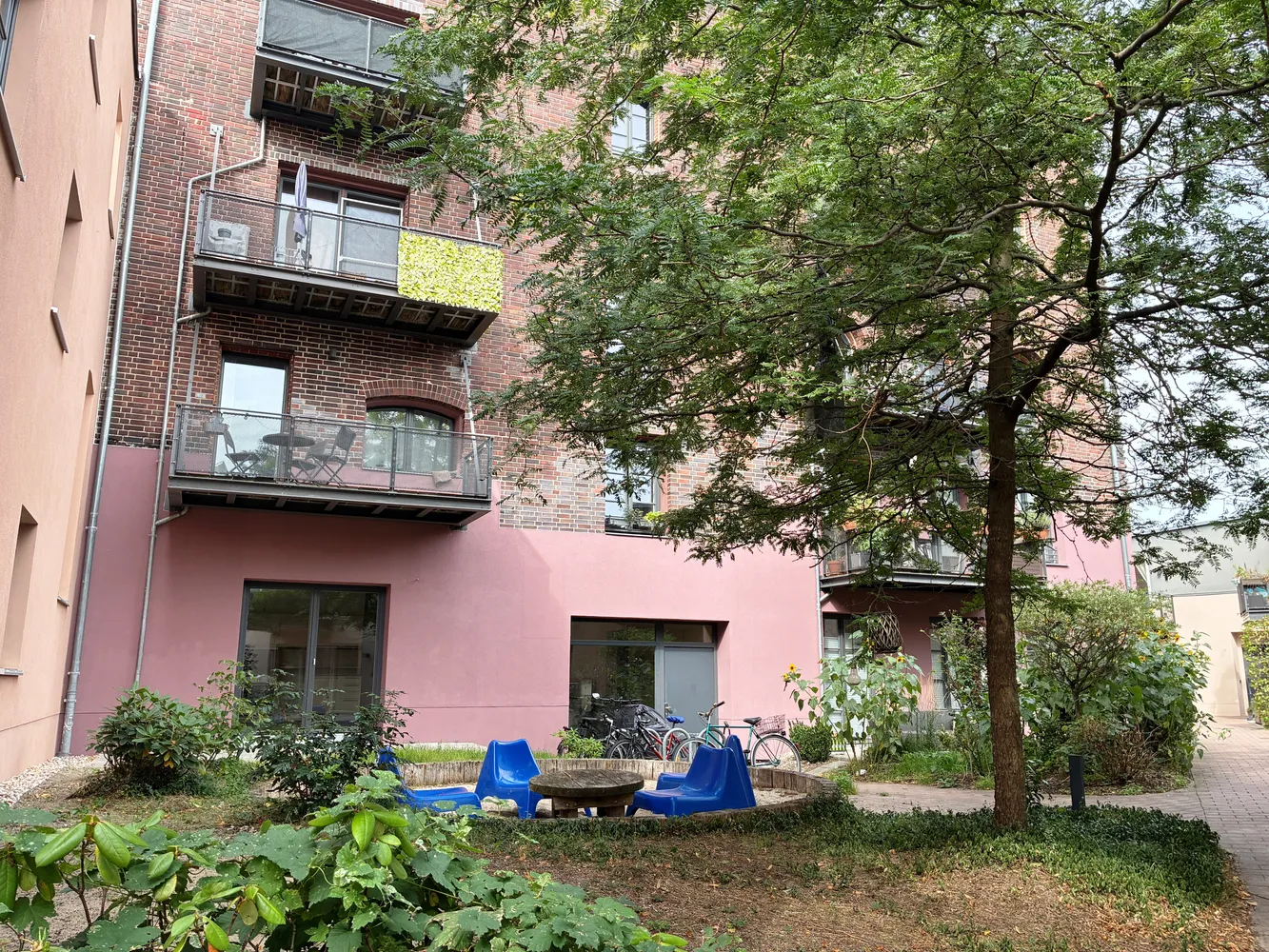 Fassadenansicht Garten