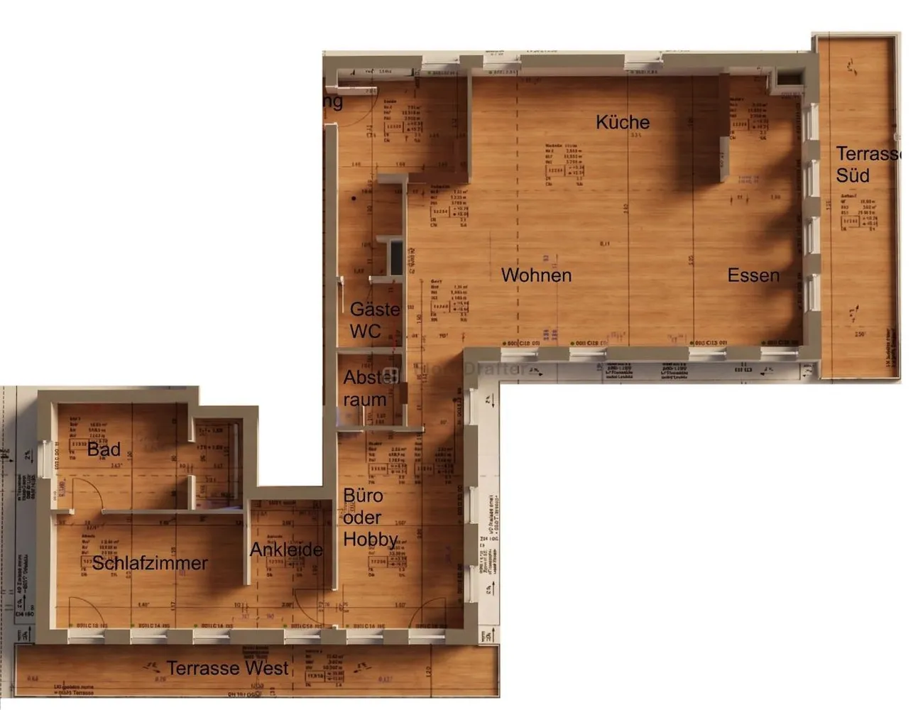 Grundriss zu Exklusive Luxus Penthouse-Wohnung im Herzen Potsdams