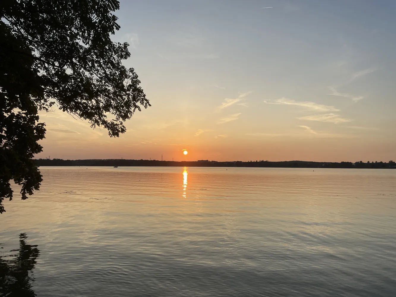 Sonnenuntergang an der Havel